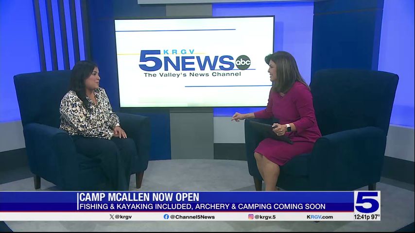Camp McAllen now open with fishing and kayaking available
