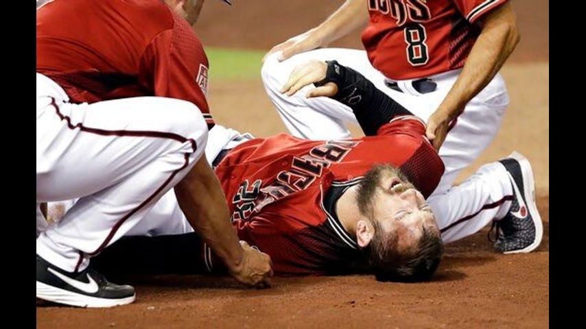 Diamondbacks RF Steven Souza Jr. injures left knee