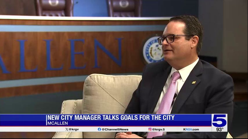 New McAllen city manager shares goals for the city