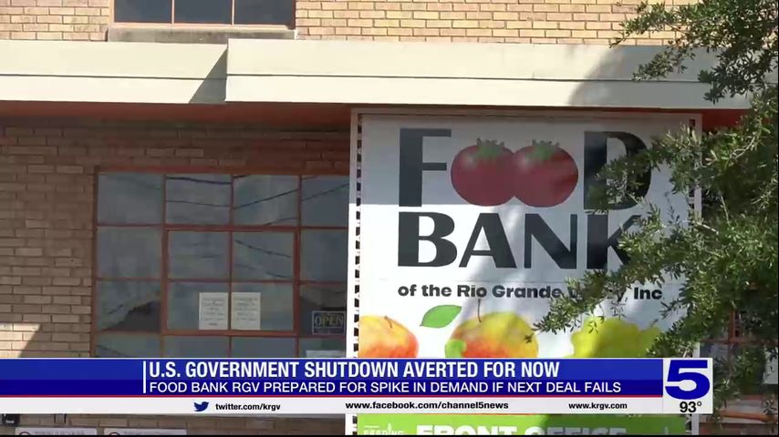 Food Bank RGV says they're prepared for spike in demand in case of government shutdown