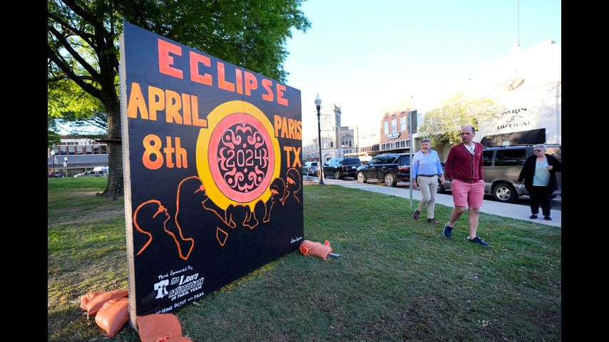 Huge crowds await a total solar eclipse in North America. Clouds may spoil the view