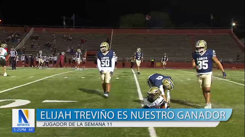 Jugador de la semana: Elijah Treviño de Edcouch-Elsa