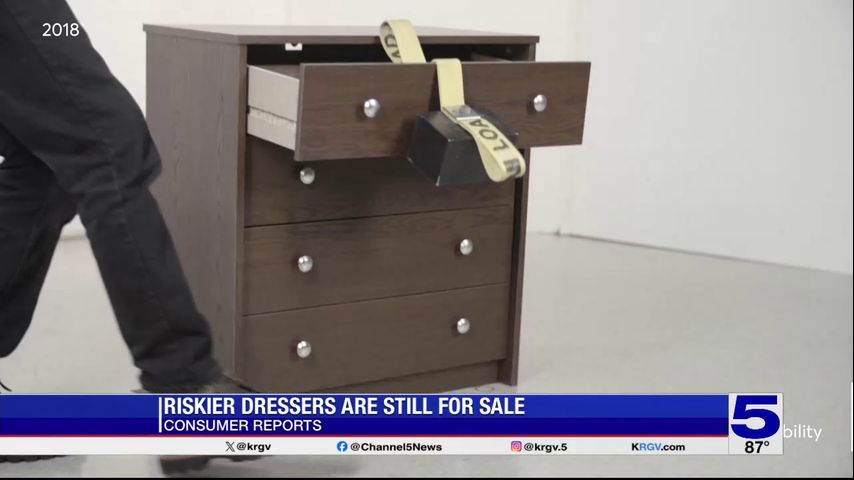 Consumer Reports: Riskier dressers are still for sale