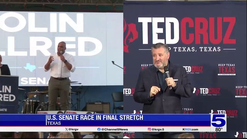 Allred, Cruz in the final stretch of U.S. Senate campaigns