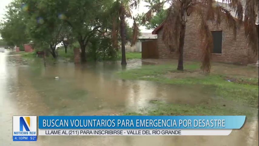 Organización busca voluntarios de emergencia por desastre