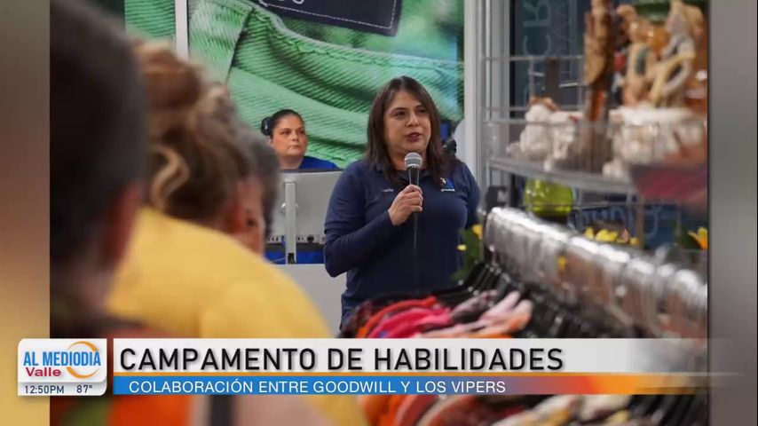 'Goodwill' y los 'Vipers' realizan campamento de habilidades en Edinburg