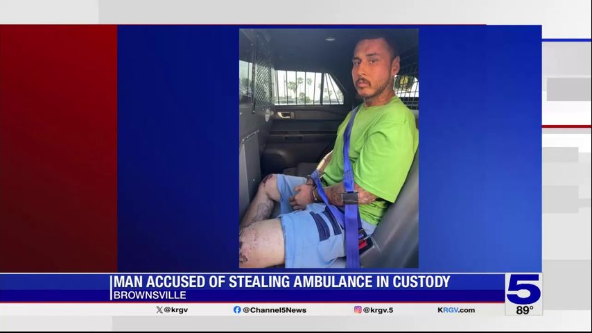 Suspect in Brownsville ambulance theft arrested