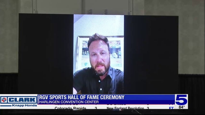 RGV Sports Hall of Fame induction ceremony