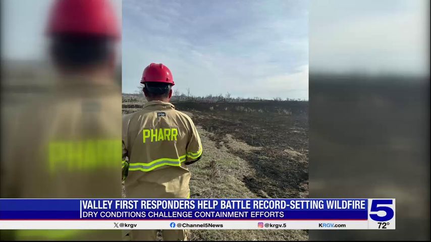 Valley first responders help battle Texas Panhandle wildfire