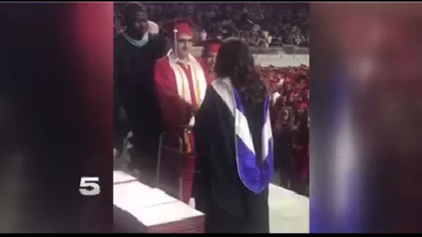 Valley Teen Shot While on School Playgrounds Graduates High School