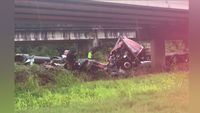 One dead after 18-wheeler drives off Basin Bridge