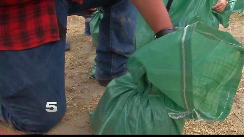 Sandbag distribution underway in Valley cities ahead of possible storms