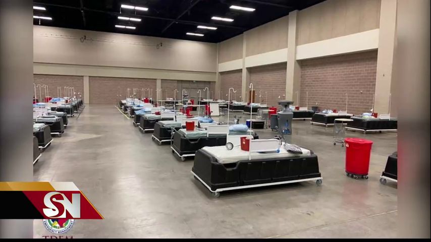 Abre Centro de Convenciones de McAllen como sitio de atención médica temporal