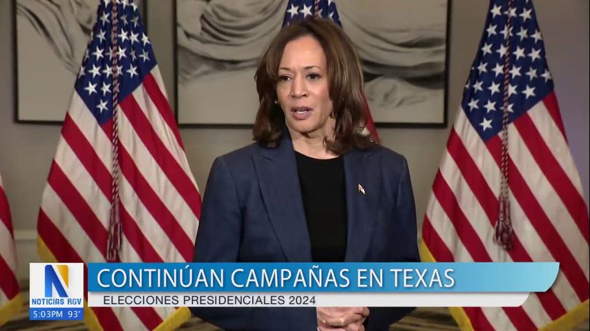 Continúan campañas electorales de la elección presidencial en Texas