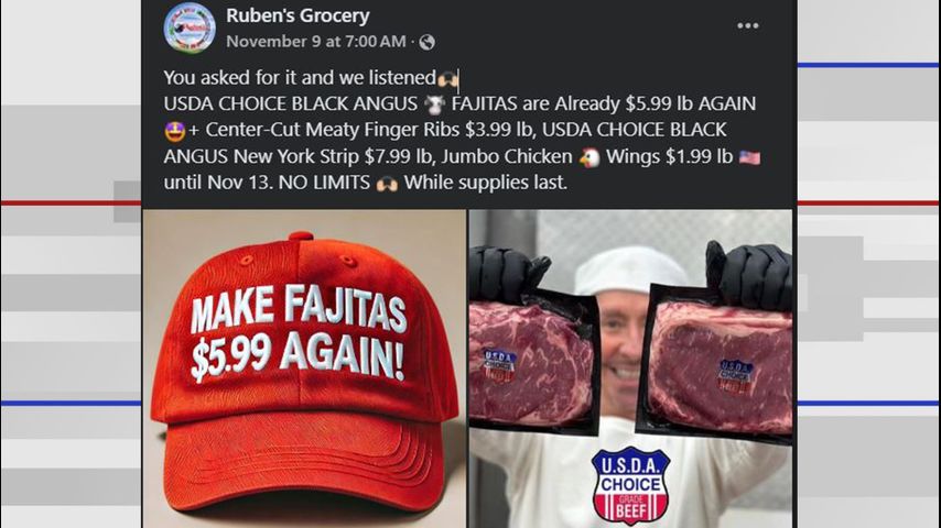 Ruben’s Grocery hoping to bring community together with Make Fajitas $5.99 Again campaign