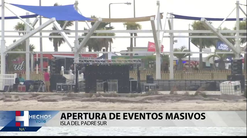 Dan a conocer la apertura de eventos masivos en la Isla del Padre Sur