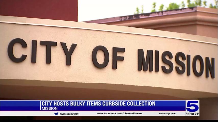 City of Mission begins curbside collection for bulky items