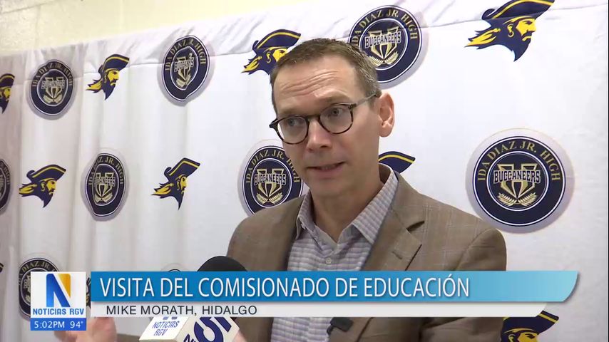 Comisionado de educación de Texas visita Hidalgo para evaluar Programas educativos