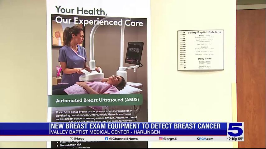 Valley Baptist Medical Center has new breast exam equipment