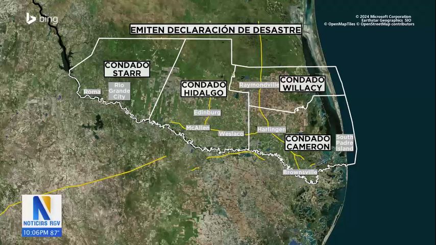 Texas declara desastre estatal por la amenaza de Beryl en el Valle