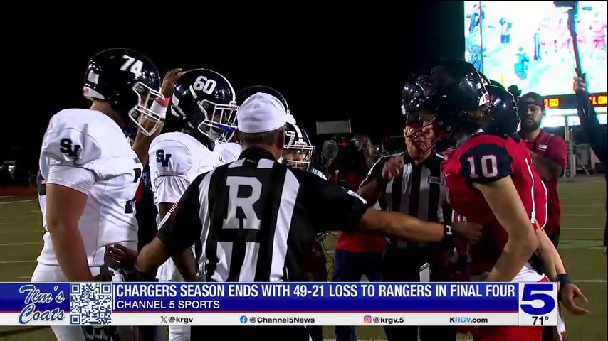 Chargers' historic season ends with 49-21 loss to Smithson Valley ...