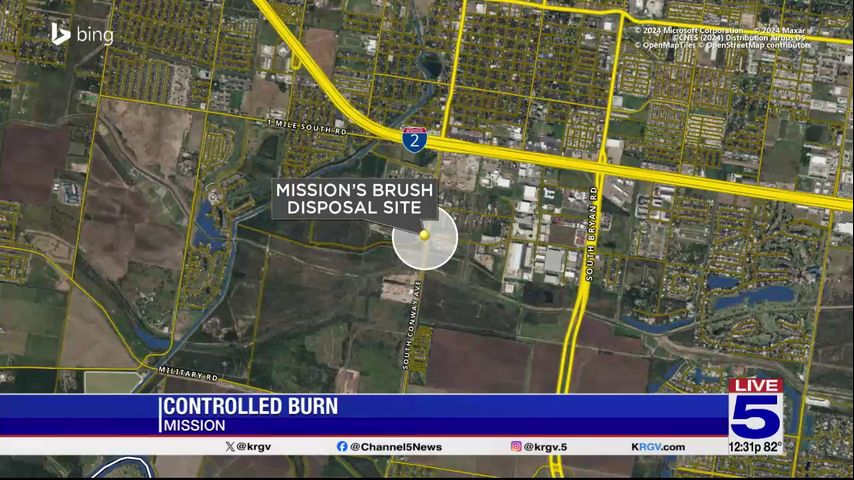 Mission Fire Department undergoing controlled burn exercise