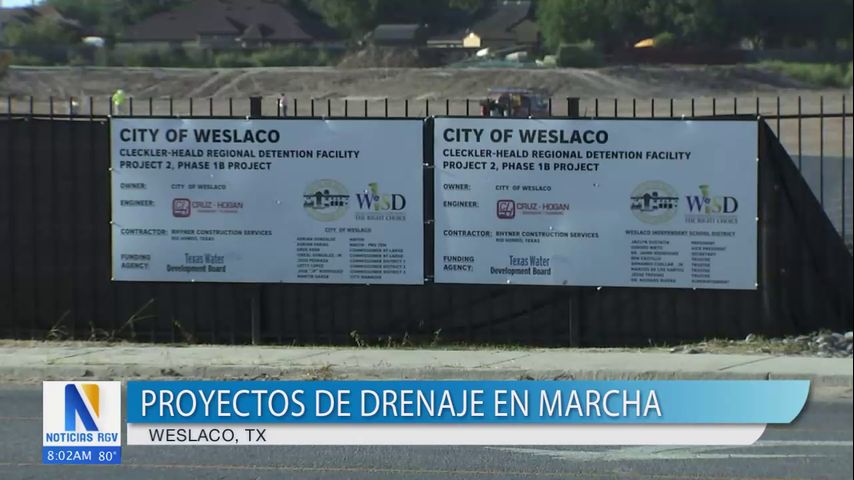 Weslaco prepara nuevos proyectos de drenaje
