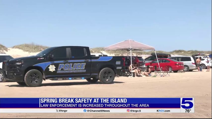 Law enforcement increased at South Padre Island for Spring Break, upcoming SpaceX launch