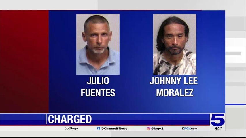 Edinburg Police Department arrest two suspects in connection with several burglaries