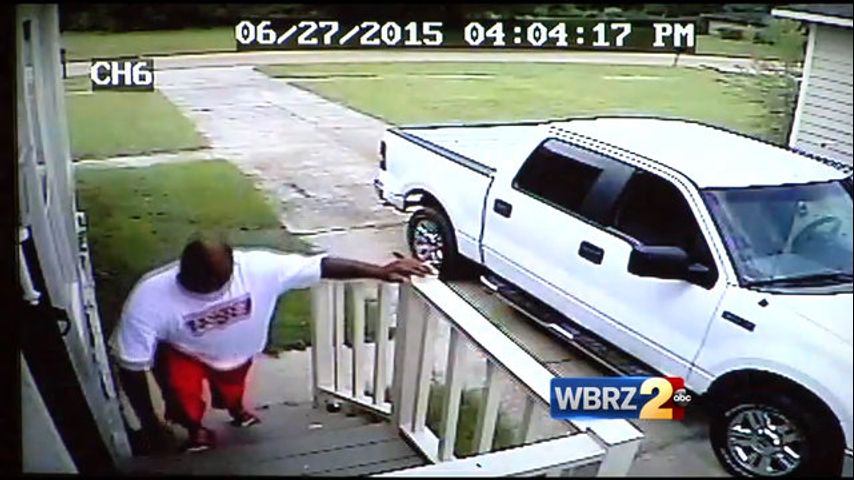 Package theft caught on camera