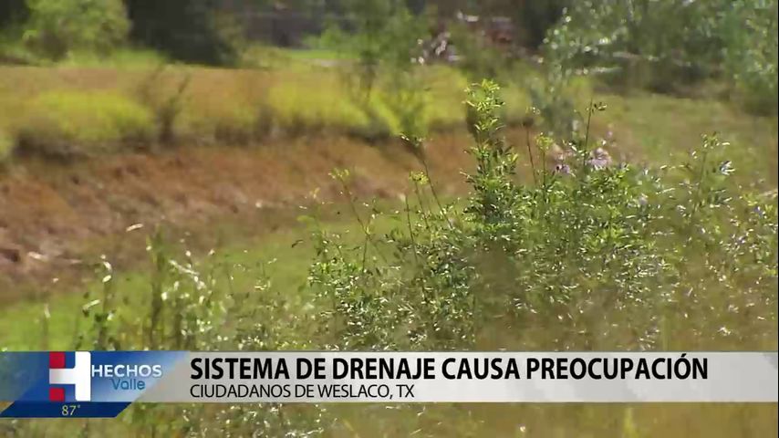 El sistema de drenaje de Weslaco causa preocupación a sus residentes