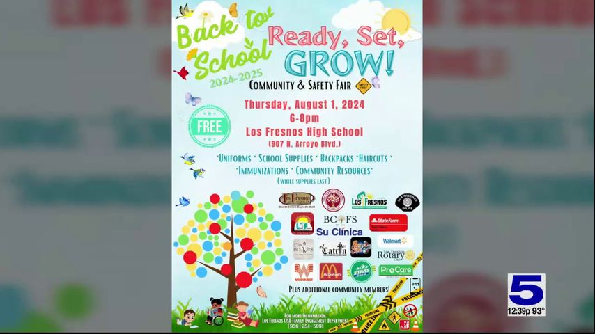 Los Fresnos CISD to hand out free uniforms at back-to-school fair