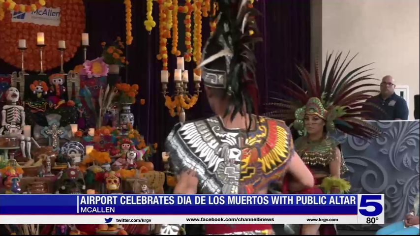 McAllen International Airport celebrates Dia de los Muertos with public altar