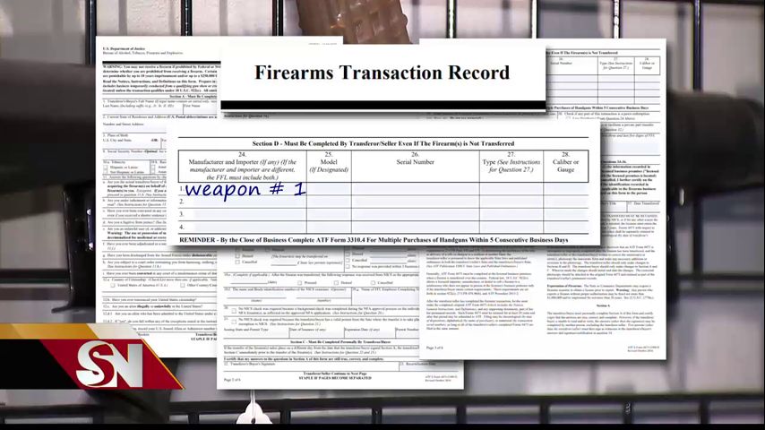 Ex-gerente de tienda de armas acusado de falsificar formatos federales