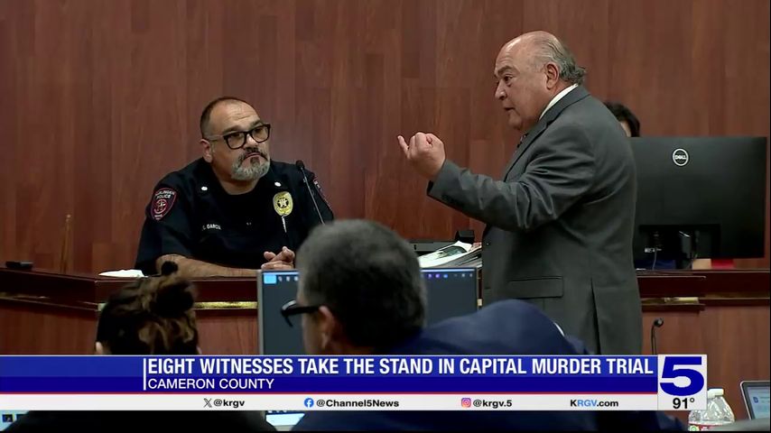 Eight witnesses take the stand in Cameron County capital murder trial