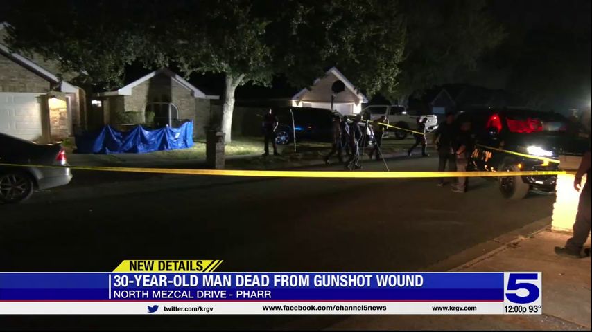 Pharr police investigate man found dead with a gunshot wound