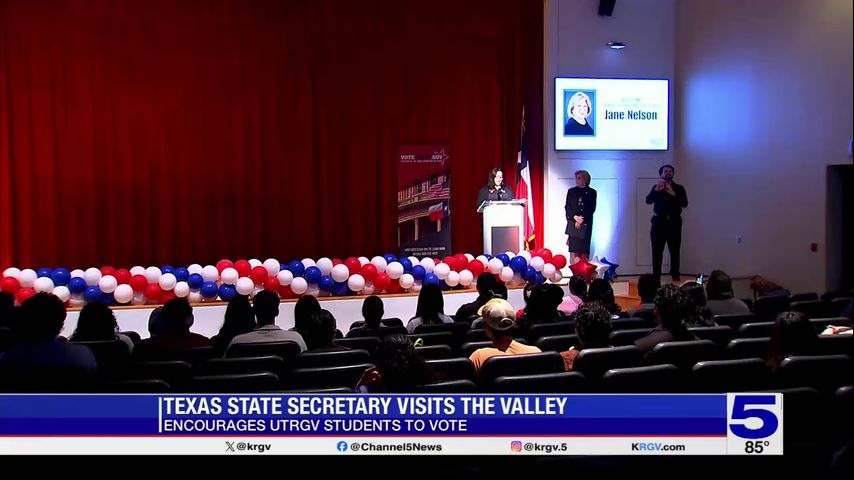 Texas secretary of state encourages young people to vote during UTRGV visit