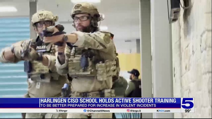 Harlingen CISD holds active shooter training