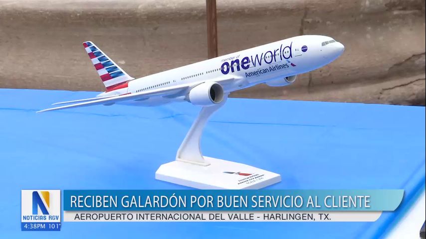 Valley International Airport en Harlingen recibe premio por su calidad de servicio al cliente