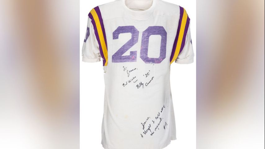 billy cannon lsu jersey