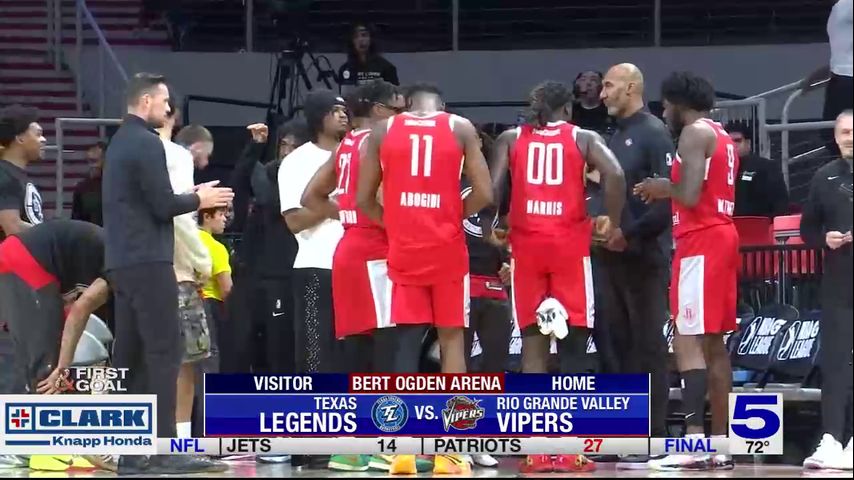 RGV Vipers fall short to Texas Legends 119-110