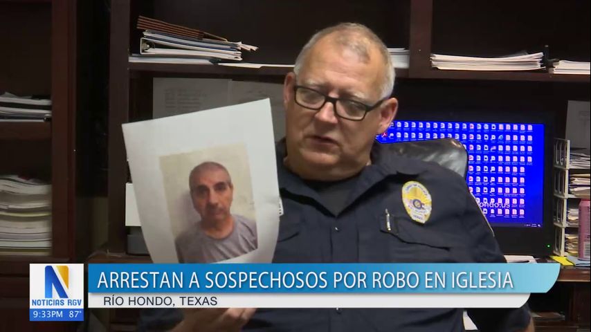 Policía de Harlingen arresta al fugitivo acusado de robar en una iglesia de Río Hondo