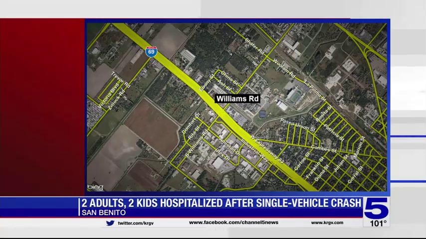 San Benito crash hospitalizes four, police investigating