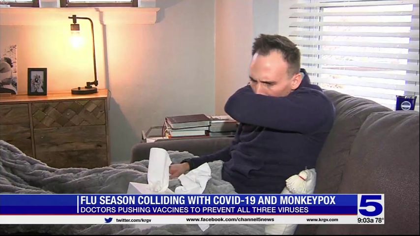 Flu season colliding with new cases of COVID-19 and monkeypox