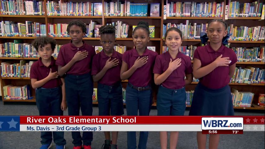 The Pledge Of Allegiance River Oaks Elementary School Ms Davis