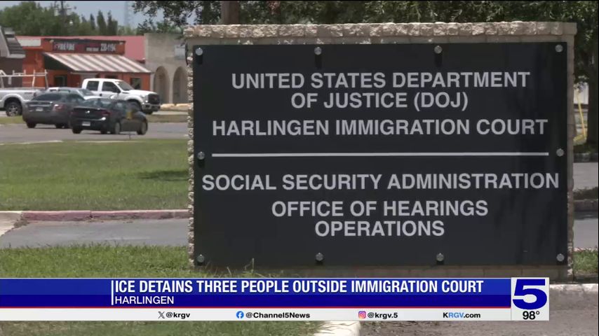 ICE detains three people outside Harlingen immigration court