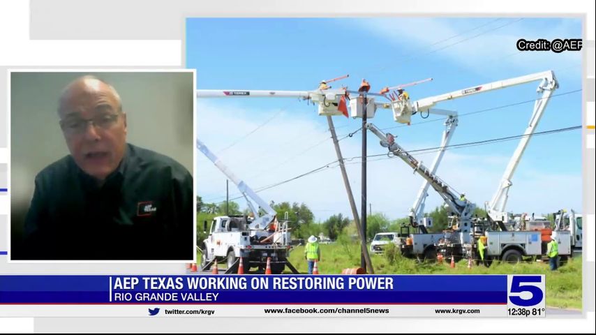 WATCH: AEP Spokesman Discusses Power Restoration Efforts