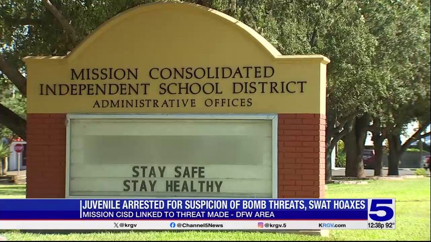 Juvenile suspect linked to bomb threats made across several states, including Mission CISD