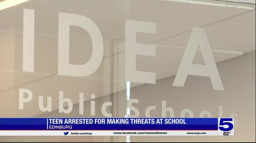 Edinburg teen charged with making terroristic threat against IDEA Academy students and staff