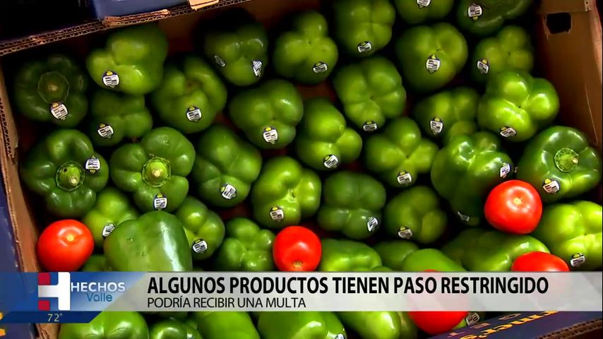 Algunos productos de México tienen paso restringido a los Estados Unidos